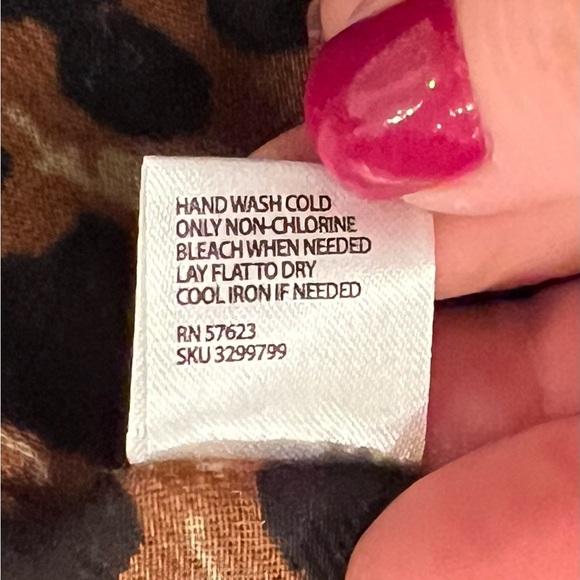 JUST BE women leopard print cardigan /one size - Picture 7 of 7